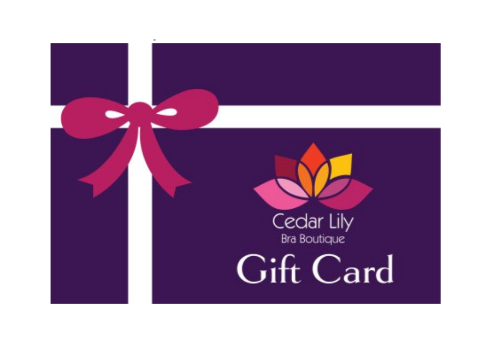 Gift Card – Cedar Lily Bra Boutique