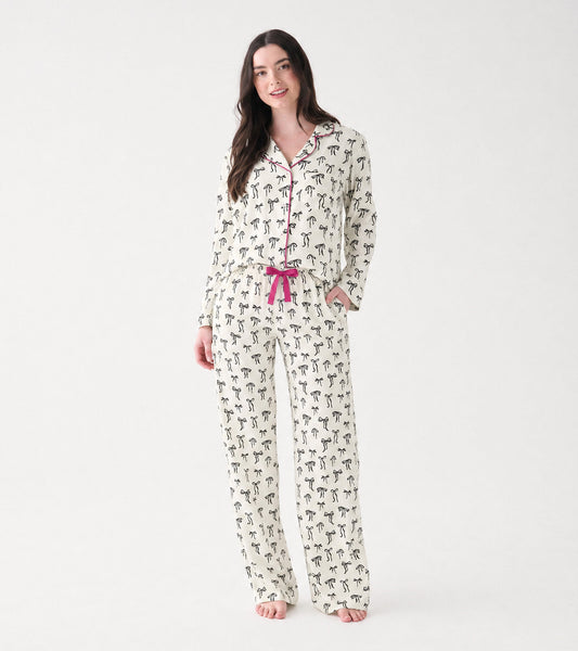 Bows Cotton Pajama Set