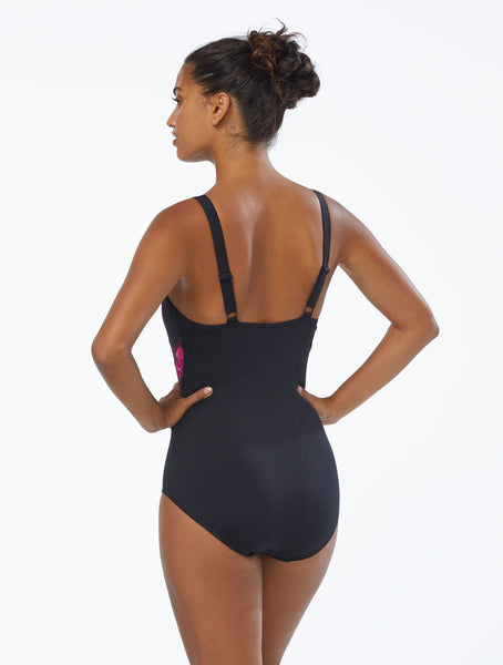 Scoop Neck Chlorine Resistant Swimsuit - V405