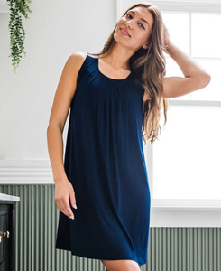 Yala Delia Gathered Tank Bamboo Nightgown