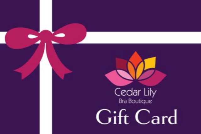 Gift Card – Cedar Lily Bra Boutique